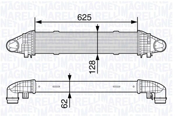 MAGNETI MARELLI Välijäähdytin 351319203340